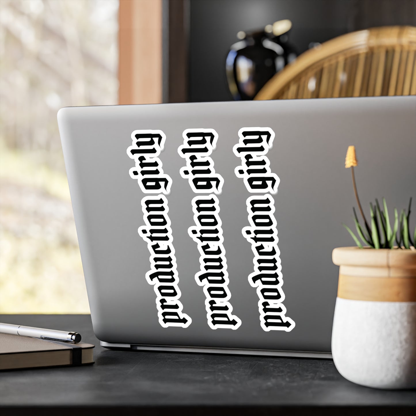 Production Girly Kiss-Cut Vinyl Decals