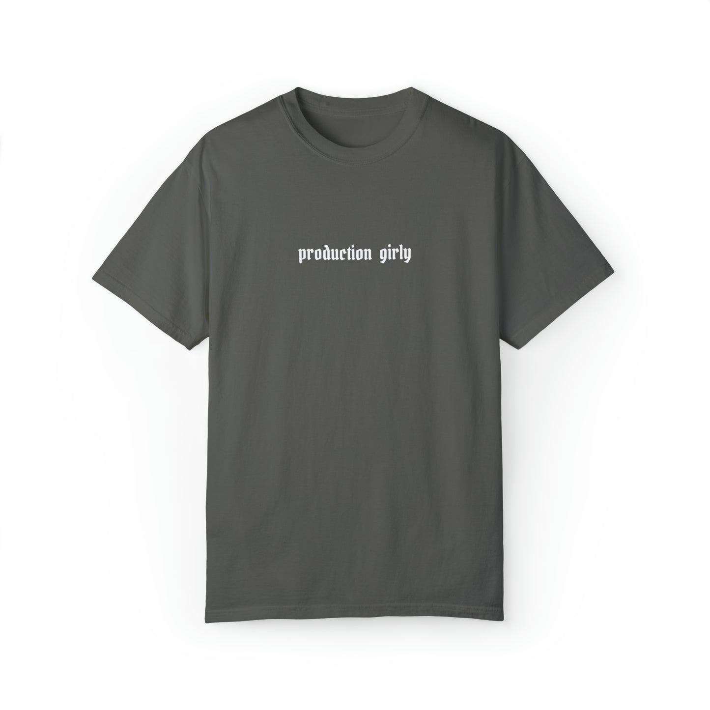 Production Girly Comfort Colors Graphic T-shirt