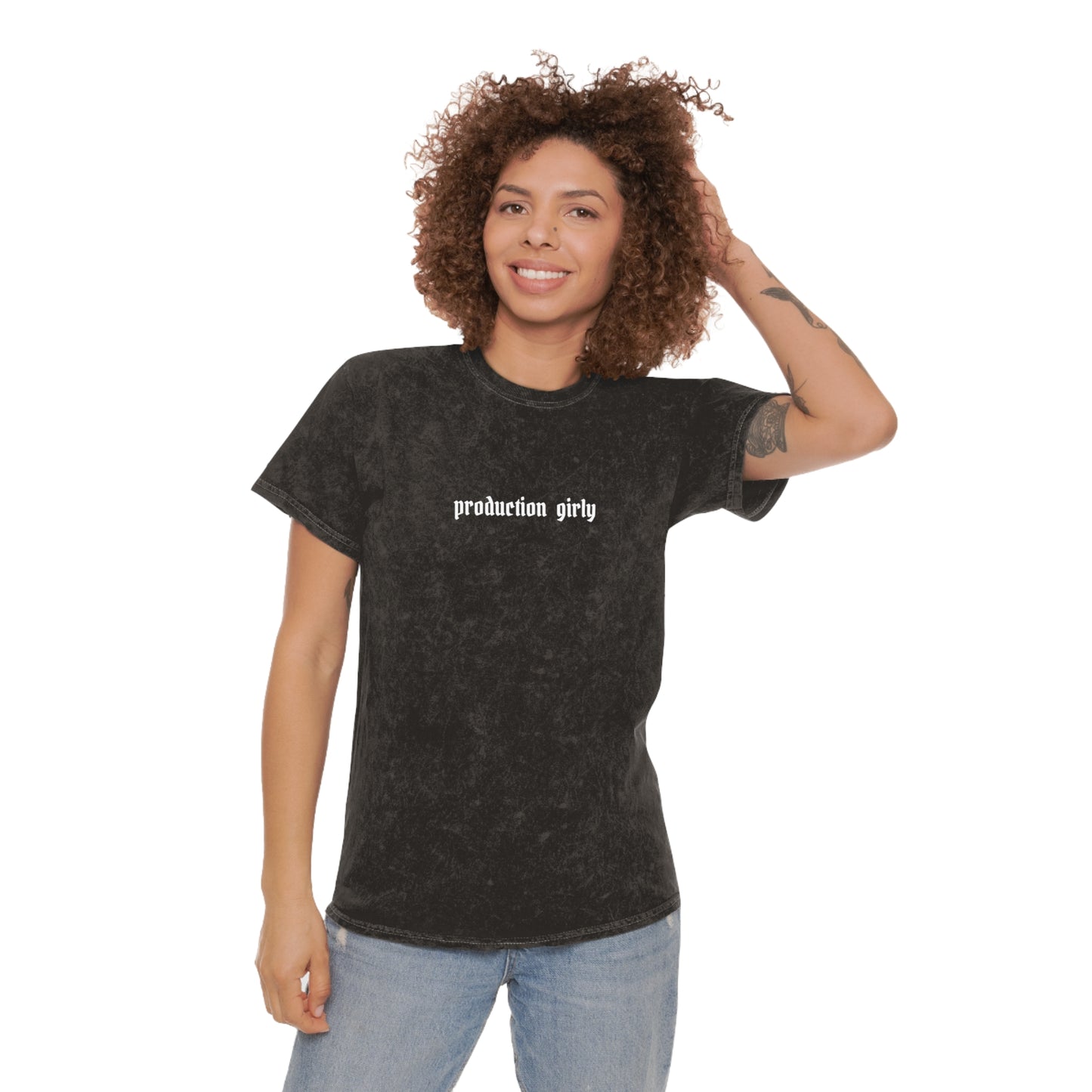 Production Girly Mineral Wash Graphic T-shirt